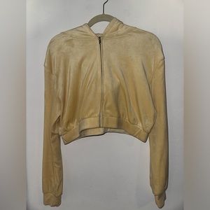 Yellow Velour Jacket